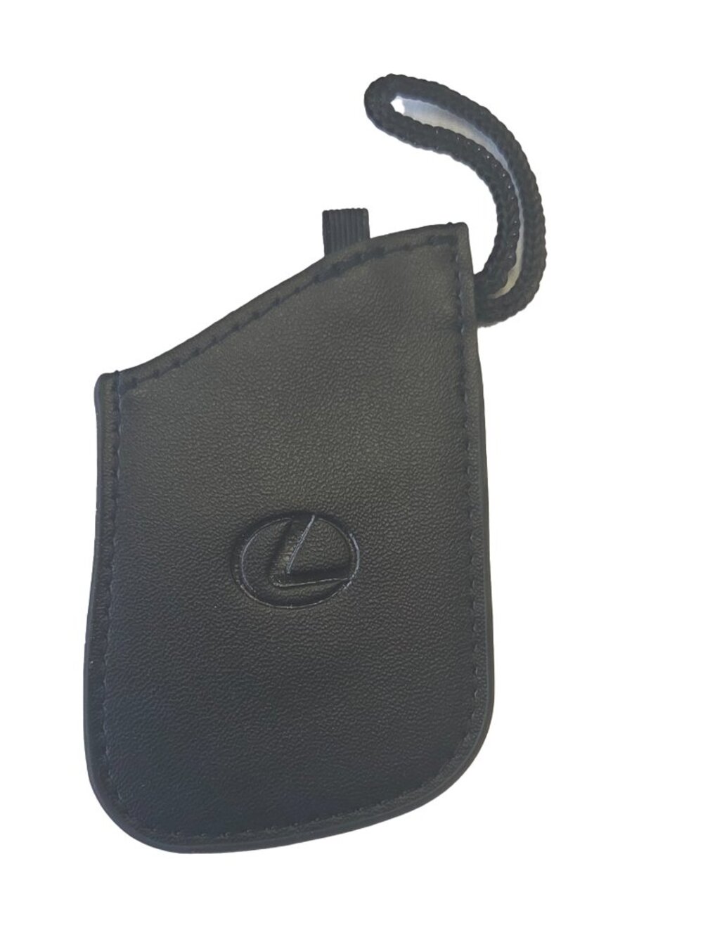 Genuine Lexus Black Leather Smart Access Key Glove (Black Loop / Black Stitch)
